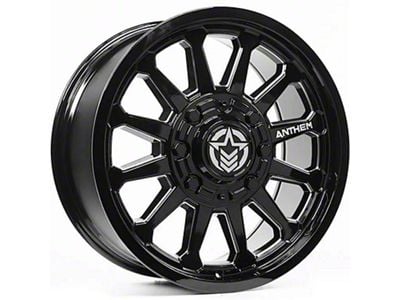 Anthem Off-Road Intimidator Gloss Black Milled 6-Lug Wheel; 20x10; -24mm Offset (22-25 Bronco Raptor)
