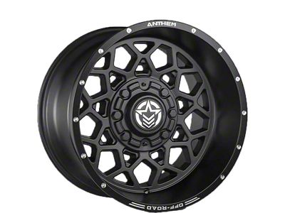 Anthem Off-Road Avenger Satin Black Wheel; 20x12; -44mm Offset (20-25 Jeep Gladiator JT)