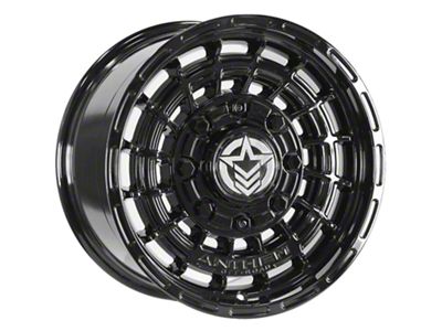 Anthem Off-Road Viper Gloss Black Wheel; 17x9; -12mm Offset (18-25 Jeep Wrangler JL)