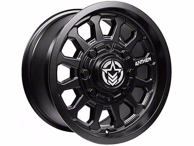 Anthem Off-Road Intimidator Satin Black 6-Lug Wheel; 18x9; 18mm Offset (22-25 Tundra)