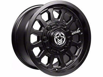 Anthem Off-Road Intimidator Satin Black 6-Lug Wheel; 20x9; 18mm Offset (22-25 Tundra)