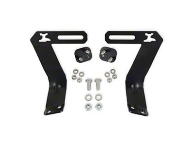 Anvil Off-Road Rear Bumper LED Light Mount; Black (21-25 Bronco)