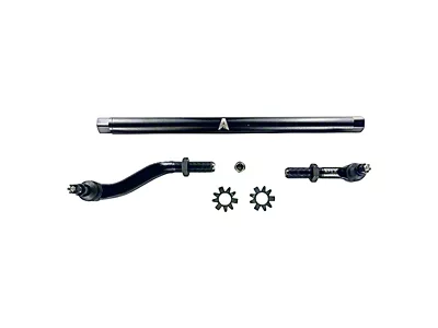 Apex Chassis 2.5-Ton Drag Link Assembly with Flip Kit; Steel (20-25 Jeep Gladiator JT)