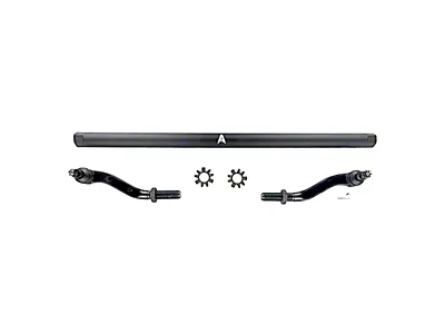 Apex Chassis 2.5-Ton Tie Rod Assembly; Black Aluminum (20-25 Jeep Gladiator JT, Excluding Launch Edition, Mojave & Rubicon)