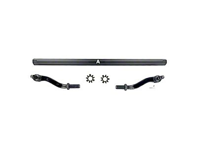 Apex Chassis 2.5-Ton Tie Rod Assembly for Dana 44; Black Aluminum (20-25 Jeep Gladiator JT)