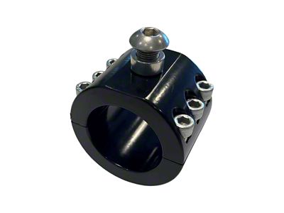 Apex Chassis FOX ATS Stabilizer Tie Rod Clamp; Black; 1.75-Inch ID (20-25 Jeep Gladiator JT)