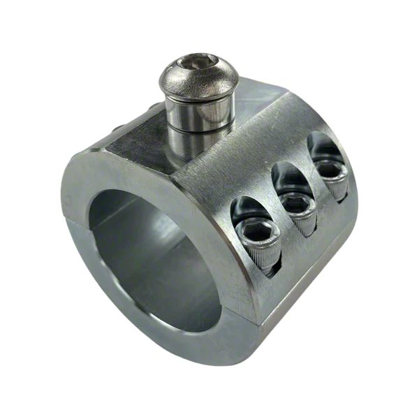 Apex Chassis Jeep Gladiator FOX ATS Stabilizer Tie Rod Clamp; Zinc; 2