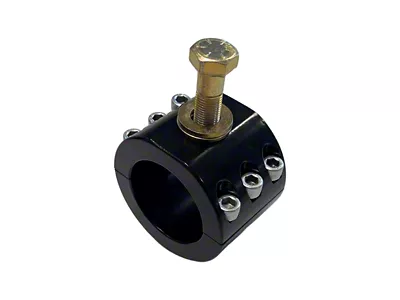 Apex Chassis Standard Stabilizer Tie Rod Clamp; Black; 1.75-Inch ID (20-25 Jeep Gladiator JT)