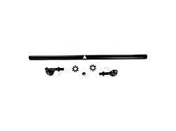 1-Ton Drag Link Kit with Flip Kit for 3.50+ Inch Lift; Black Aluminum (07-18 Jeep Wrangler JK)
