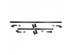 Apex Chassis 1-Ton Steering Kit with Flip Kit for 3.50+ Inch Lift; Steel (07-18 Jeep Wrangler JK)