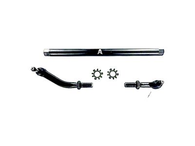 Apex Chassis 2.5-Ton Drag Link Assembly without Flip Kit; Steel (18-25 Jeep Wrangler JL)
