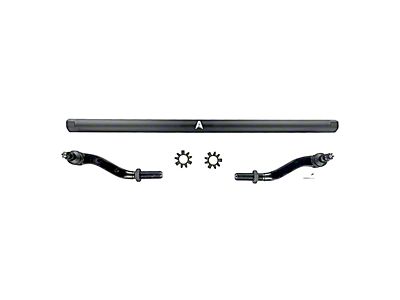 Apex Chassis 2.5-Ton Tie Rod Assembly; Black Aluminum (18-25 Jeep Wrangler JL, Excluding Rubicon)