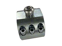 Apex Chassis FOX ATS Stabilizer Tie Rod Clamp; Zinc; 1.50-Inch ID (07-18 Jeep Wrangler JK)