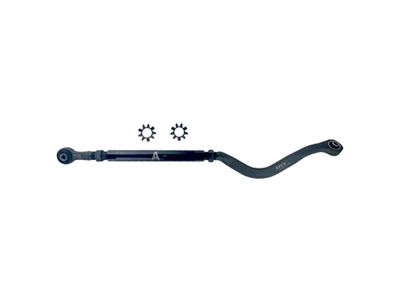 Apex Chassis Heavy Duty Adjustable Front Track Bar; Black (07-18 Jeep Wrangler JK)