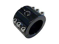 Apex Chassis Standard Stabilizer Tie Rod Clamp; Black; 1.50-Inch ID (07-18 Jeep Wrangler JK)
