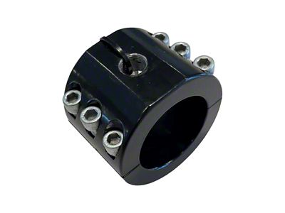 Apex Chassis Standard Stabilizer Tie Rod Clamp; Black; 1.50-Inch ID (07-18 Jeep Wrangler JK)