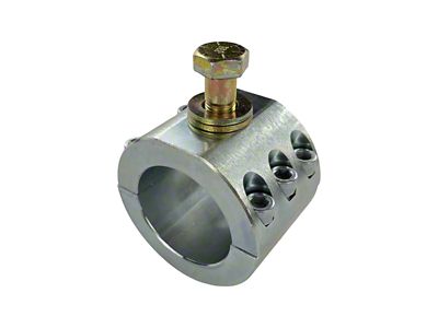 Apex Chassis Standard Stabilizer Tie Rod Clamp; Zinc; 1.50-Inch ID (07-18 Jeep Wrangler JK)