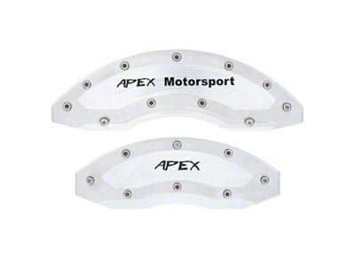 Apex Overlay Gen III Brake Caliper Overlays; Raw; Rear (05-25 Frontier w/ 18+ Inch Wheels)