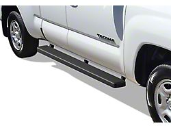 5-Inch iStep Running Boards; Black (05-23 Tacoma Access Cab)