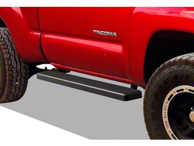 6-Inch iStep Running Boards; Black (05-14 Tacoma Regular Cab)