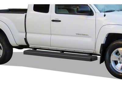 6-Inch iStep Running Boards; Black (05-23 Tacoma Access Cab)