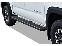 6-Inch iStep Running Boards; Black (05-23 Tacoma Double Cab)