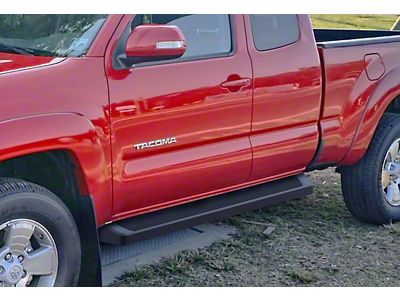 6-Inch iRunning Boards; Black (05-23 Tacoma Access Cab)