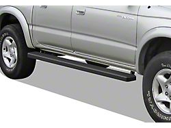 5-Inch iStep Running Boards; Hairline Silver (01-04 Tacoma Double Cab)