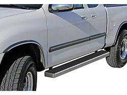 6-Inch iStep Running Boards; Black (04-06 Tundra Double Cab)