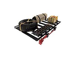 ARB BASE Rack with Mount Kit, Deflector and Front Guard Rail; 49-Inch x 45-Inch (84-01 Jeep Cherokee XJ)