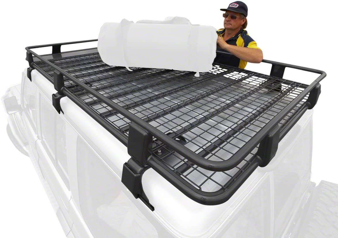 ARB Jeep Cherokee Steel Roof Rack Basket with Mesh Floor; 43Inch x 49