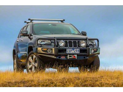 ARB Deluxe Winch Front Bumper (14-16 AWD Jeep Grand Cherokee WK2, Excluding SRT)