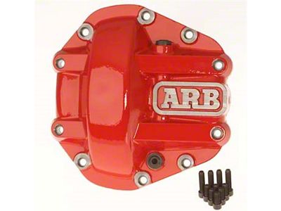 ARB M186 Front Differential Cover; Red (18-25 Jeep Wrangler JL Sahara, Sport)