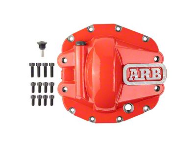 ARB M210 Front Differential Cover; Red (18-25 Jeep Wrangler JL Rubicon)