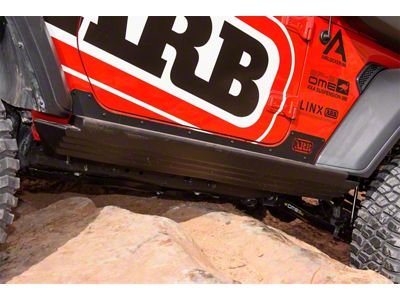 ARB Rock Sliders; Integrit Textured Black (18-25 Jeep Wrangler JL 2-Door)