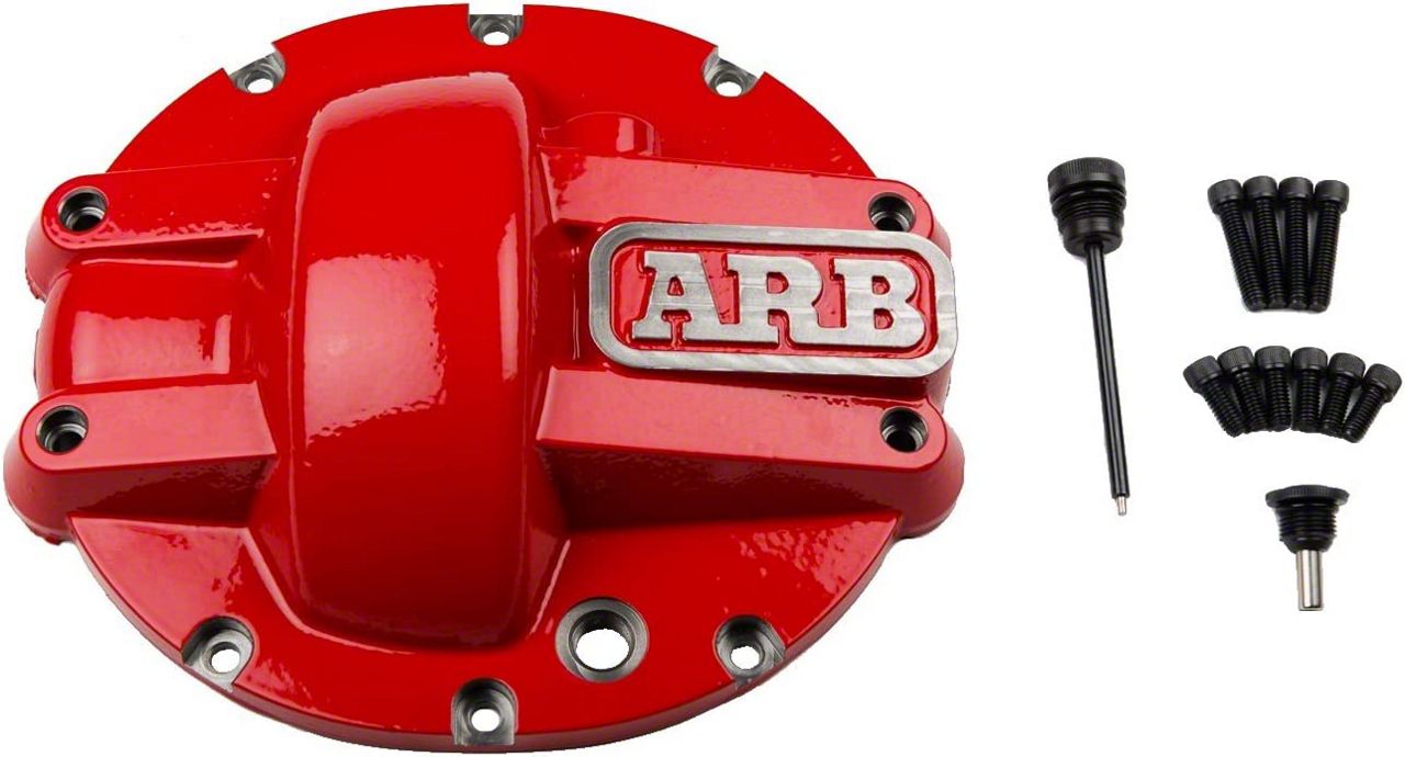 ARB Jeep Cherokee Chrysler 8.25Inch Differential Cover; Red 0750005 (8401 Jeep Cherokee XJ
