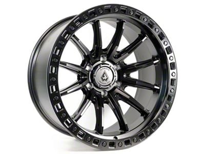 Arena Mission Satin Black 6-Lug Wheel; 20x9; 0mm Offset (04-15 Titan)