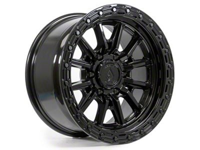 Arena Trek Glossy Black 6-Lug Wheel; 17x9; 0mm Offset (10-24 4Runner)