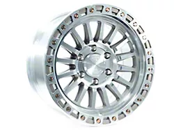 Arena Trophy Bright Machine with Zinc Bolts 6-Lug Wheel; 17x9; -12mm Offset (10-24 4Runner)