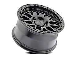 Arena Boost Satin Black Center with Glossy Black Lip 6-Lug Wheel; 17x8.5; 25mm Offset (16-23 Tacoma)