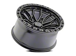 Arena Terra Satin Black Center with Glossy Black Lip 6-Lug Wheel; 20x9; 0mm Offset (16-23 Tacoma)