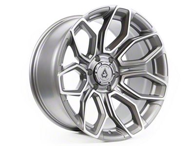 Arena Cobra Texture Gun Metal Machine Clear Coat 6-Lug Wheel; 20x9; 20mm Offset (03-09 4Runner)