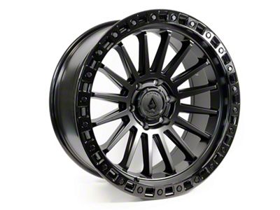 Arena Mesa Satin Black Center with Glossy Black Lip 6-Lug Wheel; 20x9; 0mm Offset (10-24 4Runner)