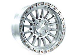 Arena Trophy Bright Machine with Zinc Bolts 6-Lug Wheel; 17x9; -12mm Offset (03-09 4Runner)