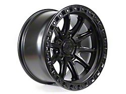 Arena Mission Satin Black Wheel; 17x9; -12mm Offset (20-25 Jeep Gladiator JT)