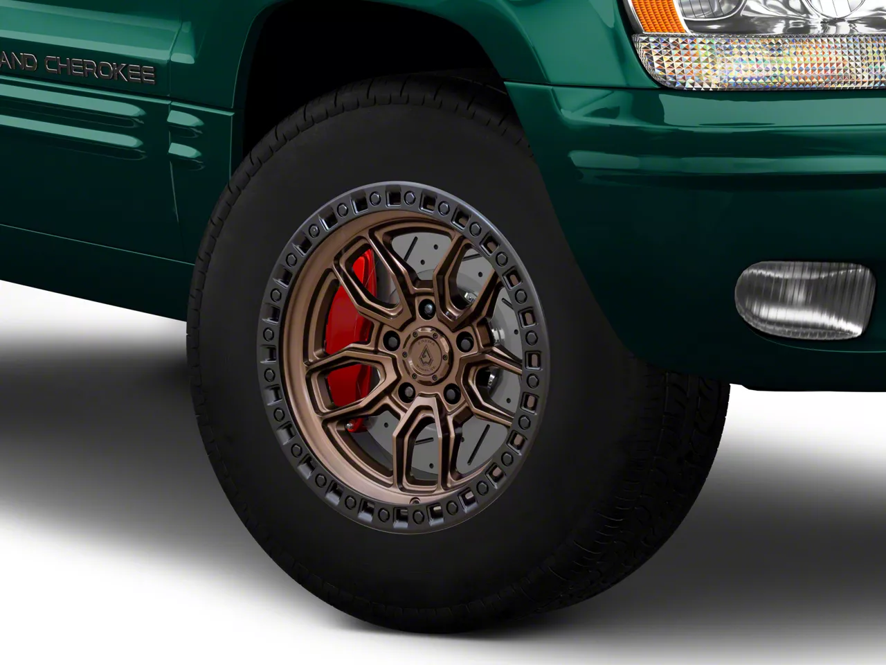 【W.J】 Fuel Wheels Jeep Grand Cherokee Beast Matte Black Double Dark Tint