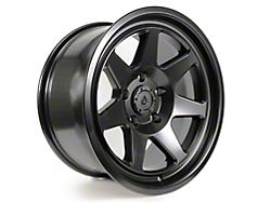 Arena Ridge Satin Black Wheel; 17x8.5; 0mm Offset (99-04 Jeep Grand Cherokee WJ)