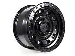 Arena Gunner Satin Black Wheel; 17x9; 0mm Offset (07-18 Jeep Wrangler JK)