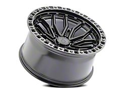 Arena Terra Glossy Black Center with Machined DDT Lip 6-Lug Wheel; 20x9; 0mm Offset (24-26 Tacoma)