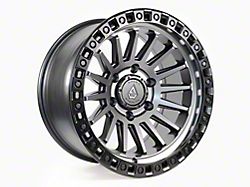 Arena Mesa Satin Gunmetal Center with Satin Black Lip 6-Lug Wheel; 20x9; 0mm Offset (22-25 Tundra)